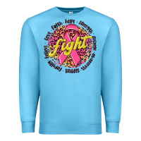 Ocean Blue fight breast cancer Premium Sweatshirt - NancyCooperArtShop