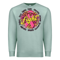 Seafoam fight breast cancer Premium Sweatshirt - NancyCooperArtShop