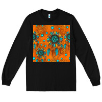 Black western dreamcatchers seamless pattern Long Sleeve Tee - HRA Design Shop