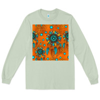 Matcha western dreamcatchers seamless pattern Long Sleeve Tee - HRA Design Shop
