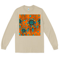Mushroom western dreamcatchers seamless pattern Long Sleeve Tee - HRA Design Shop