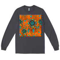 Smoke western dreamcatchers seamless pattern Long Sleeve Tee - HRA Design Shop