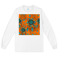 White western dreamcatchers seamless pattern Long Sleeve Tee - HRA Design Shop