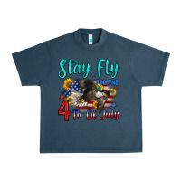 Midnight Navy stay fly for the 4 th of july Urban Heavy Tee - Zillion Design Studio
