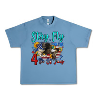 Pebble Blue stay fly for the 4 th of july Urban Heavy Tee - Zillion Design Studio
