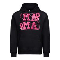 Black Breast Cancer Awareness mama Urban Hoodie - LillyAllenDesigns