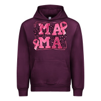Mauve Wine Breast Cancer Awareness mama Urban Hoodie - LillyAllenDesigns