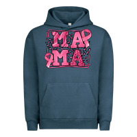 Pigment Midnight Navy Breast Cancer Awareness mama Urban Hoodie - LillyAllenDesigns
