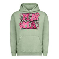 Pigment Oil Green Breast Cancer Awareness mama Urban Hoodie - LillyAllenDesigns