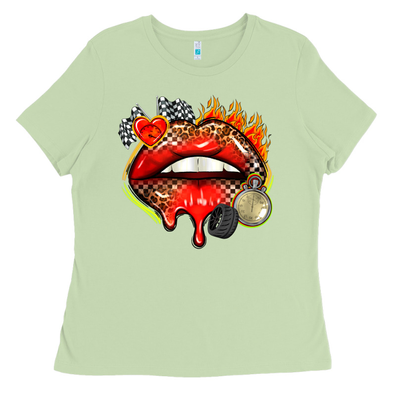 Race Lips Ladies Tee by AdoDesignShop | Teevron