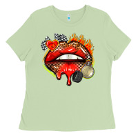 Matcha race lips Ladies Tee - AdoDesignShop