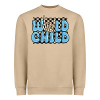 Mushroom wild child blue skeleton Heavyweight Sweatshirt - MaliasSmallBusiness