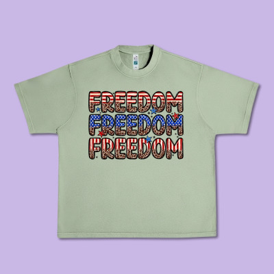 Freedom Freedom Freedom Urban Heavy Tee Designed By Zillion Design Studio