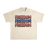 Sandshell freedom freedom freedom Urban Heavy Tee - Zillion Design Studio