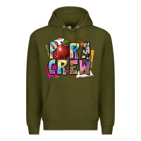 Army Green para crew Premium Hoodie - NancyCooperArtShop