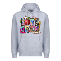 Heather Grey para crew Premium Hoodie - NancyCooperArtShop