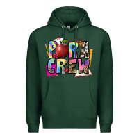 Sports Green para crew Premium Hoodie - NancyCooperArtShop