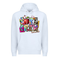 White para crew Premium Hoodie - NancyCooperArtShop