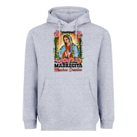 Heather Grey madrecita muchas gracias lady of Guadalupe Heavyweight Hoodie - BarkalooDesign