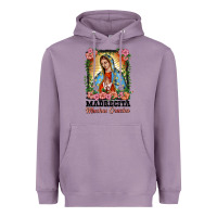 Lavender madrecita muchas gracias lady of Guadalupe Heavyweight Hoodie - BarkalooDesign