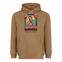 Toasted Coconut madrecita muchas gracias lady of Guadalupe Heavyweight Hoodie - BarkalooDesign