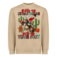 Mushroom giddy up jingle horse pick up your feet Heavyweight Sweatshirt - MaliasSmallBusiness