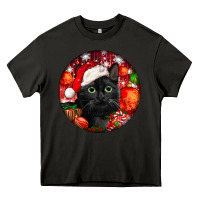 Asphalt christmas bombay cat Heavy Core Tee - LillyAllenDesigns