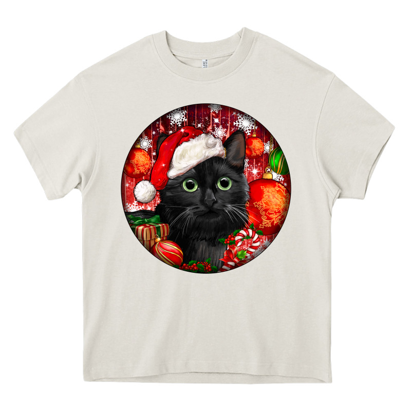 Christmas Bombay Cat Heavy Core Tee by LillyAllenDesigns | Teevron