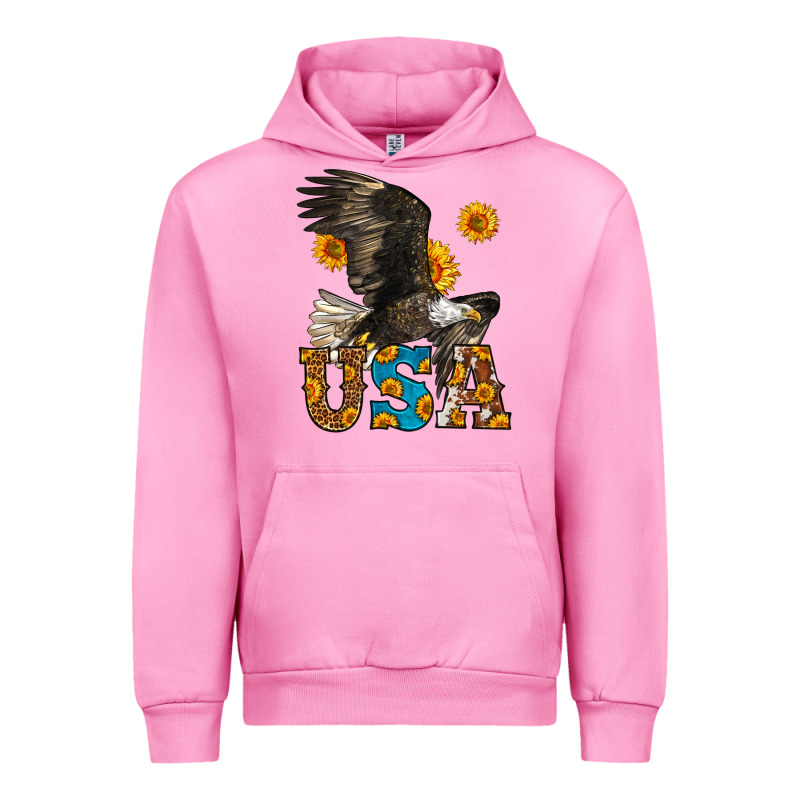Western Usa Eagle 4th Of July Urban Hoodie by LillyAllenDesigns | Teevron
