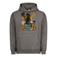 Pigment Tornado Western Usa Eagle 4th of July Urban Hoodie - LillyAllenDesigns
