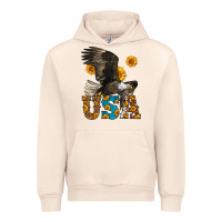 Sandshell Western Usa Eagle 4th of July Urban Hoodie - LillyAllenDesigns