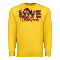 Lemon love christmas highland cow and turquoise gemstone Premium Sweatshirt - Jasminsmagicworld