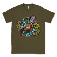 Army Green cowgirl Classic Tee - SublimationCraftShop