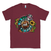 Burgundy cowgirl Classic Tee - SublimationCraftShop