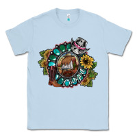 Dusty Blue cowgirl Classic Tee - SublimationCraftShop