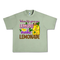 Oil Green when life gives you lemons make lemonade Urban Heavy Tee - texasbilliewilder