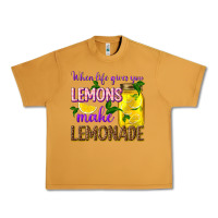 Peanut Butter when life gives you lemons make lemonade Urban Heavy Tee - texasbilliewilder
