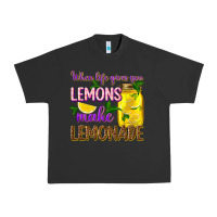 Pigment Black when life gives you lemons make lemonade Urban Heavy Tee - texasbilliewilder