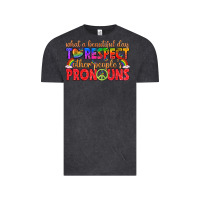 Vintage Black what a beautiful day to respect other peoples pron Vintage Tee - texasbilliewilder