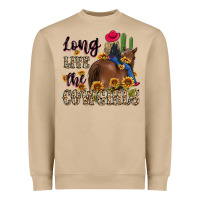 Mushroom long live the cowgirls Heavyweight Sweatshirt - MaliasSmallBusiness