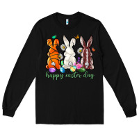 Black happy easter day with sports Long Sleeve Tee - Neo Western