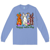 Colony Blue happy easter day with sports Long Sleeve Tee - Neo Western