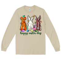 Mushroom happy easter day with sports Long Sleeve Tee - Neo Western
