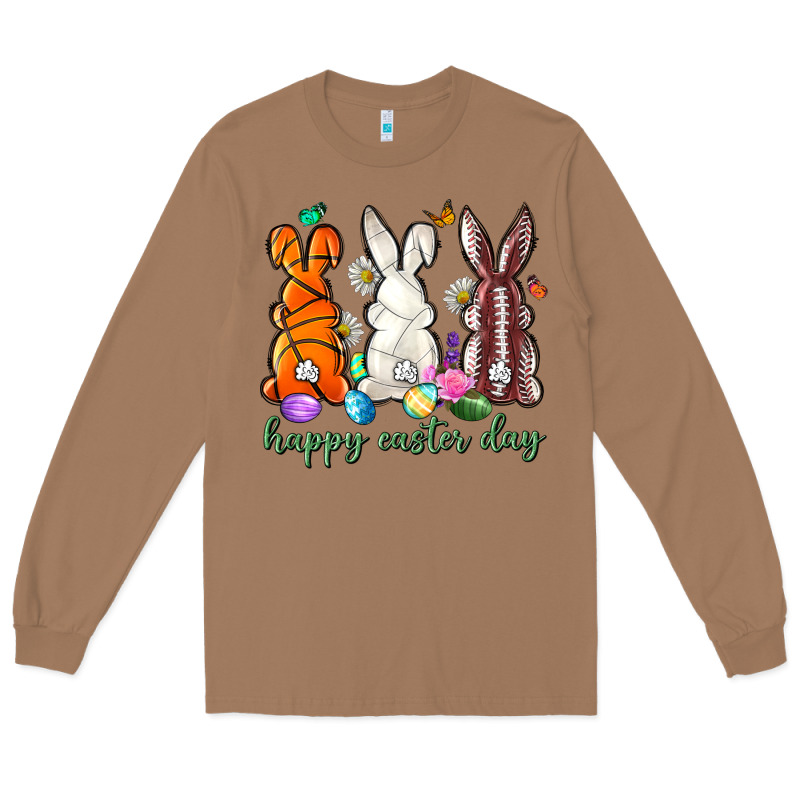 Happy Easter Day With Sports Long Sleeve Tee by Neo Western | Teevron