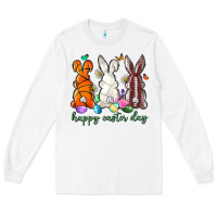 White happy easter day with sports Long Sleeve Tee - Neo Western