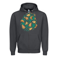 Smoke christmas gingerbread cookies patch Zipper Hoodie - BundleAndBundleShop