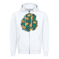 White christmas gingerbread cookies patch Zipper Hoodie - BundleAndBundleShop