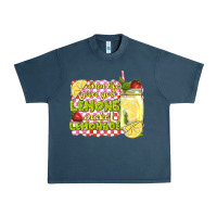 Midnight Navy when life gives you lemons make lemonade Urban Heavy Tee - texasbilliewilder