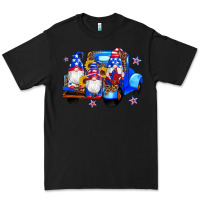 Black american flag gnomes truck sunflowers star leopard Premium Tee - Artiststas