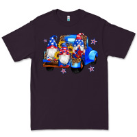 Plum american flag gnomes truck sunflowers star leopard Premium Tee - Artiststas
